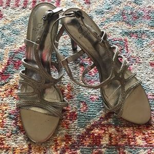 Adrianna Papell Silver Heels